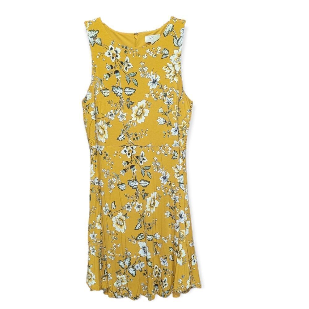 Loft Fit & Flare Floral Dress